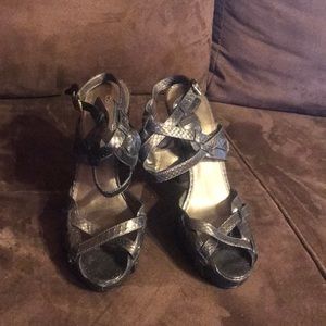 Calvin Klein Snakeskin Heels